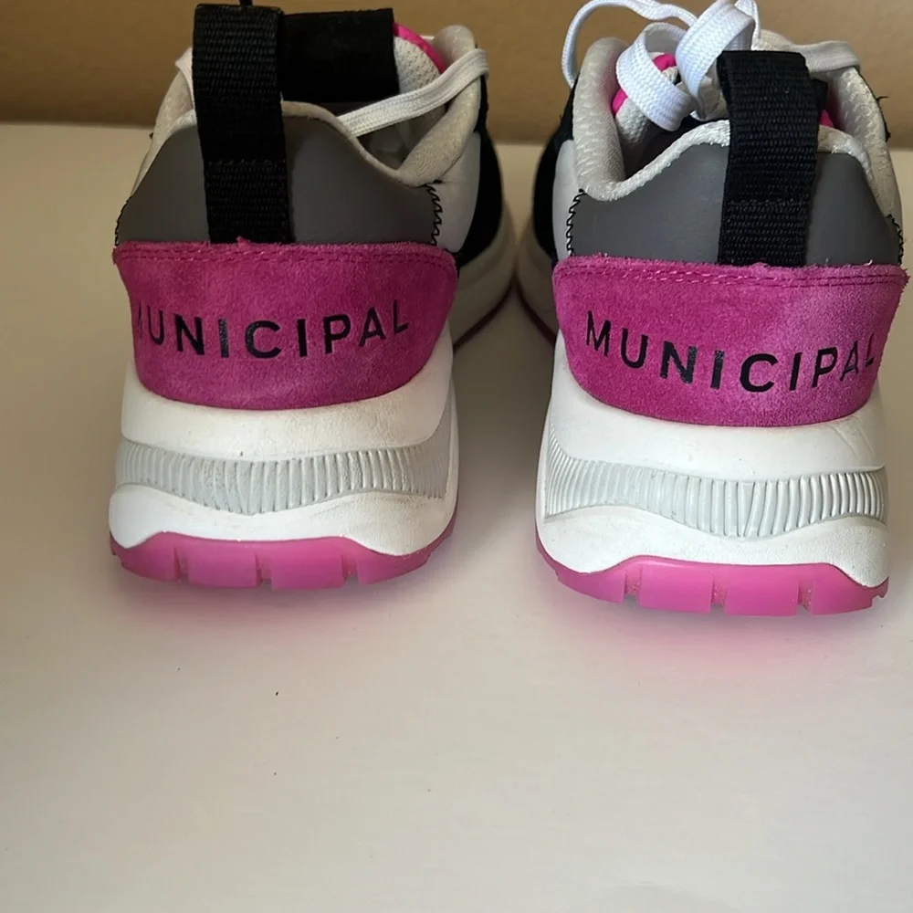 Municipal Origin Shoe-Cement Magenta Black-Unisex M8-8.5 EU42-worn twice - Picture 5 of 8